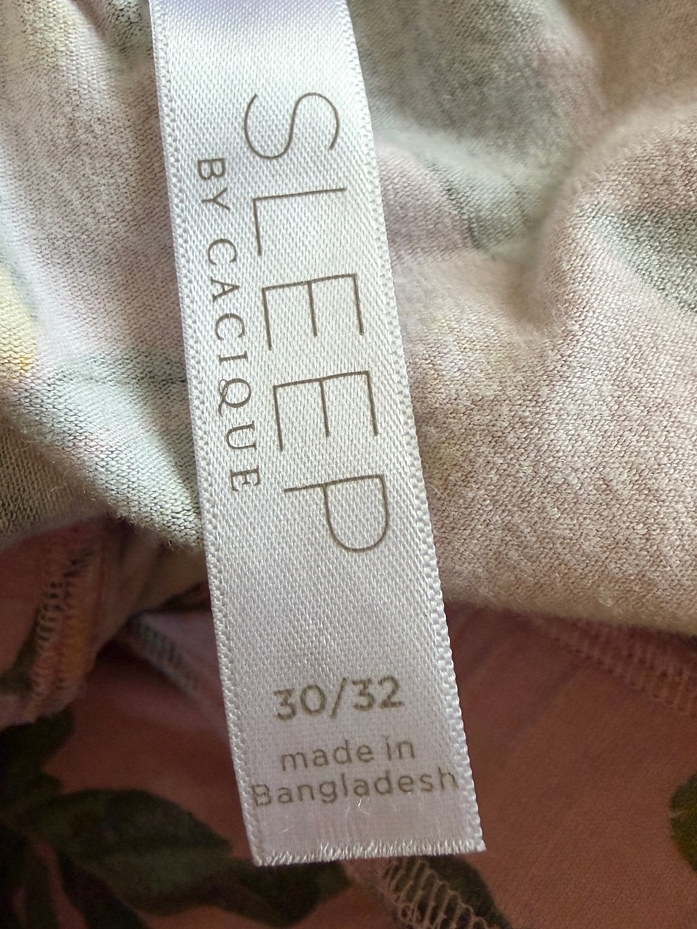 Cacique Sleep Pink Lemon Print Chemise Nightgown - Picture 5 of 5